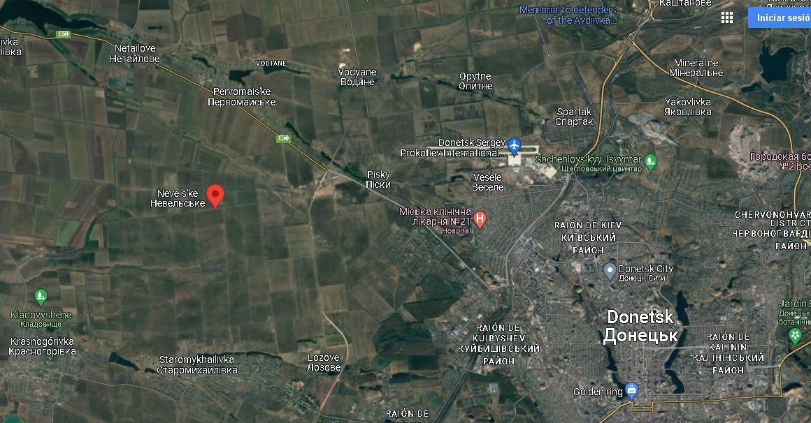 Four tanks (T-72 and 1 T-80) were destroyed near Nevelske,_Donetsk Oblast_3.jpg